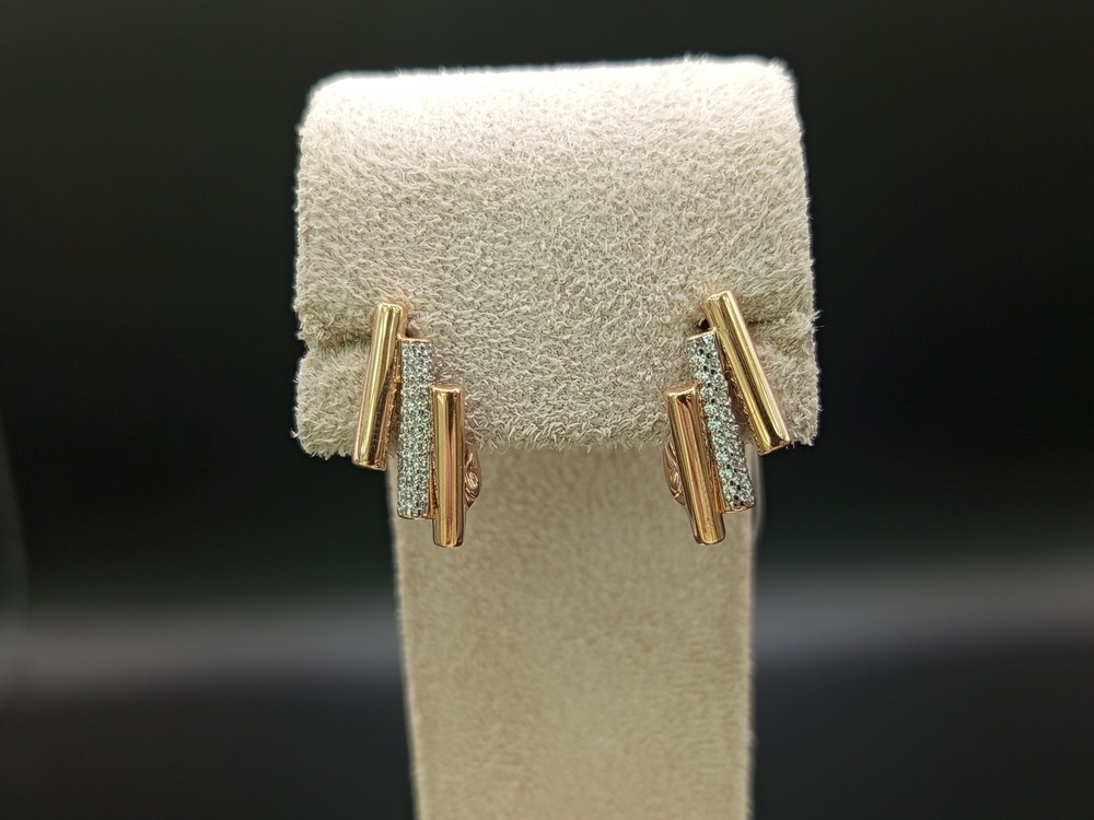 СЕРЬГИ С КАМНЯМИ (Au 585)