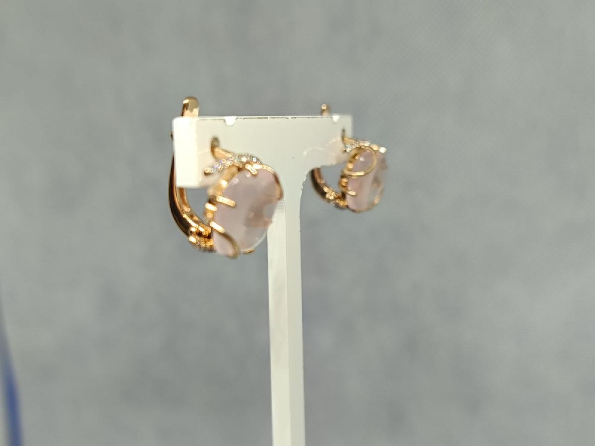 СЕРЬГИ С КАМНЯМИ (Au 585)