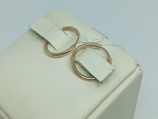 СЕРЬГИ КОНГО без камня (Au 585)