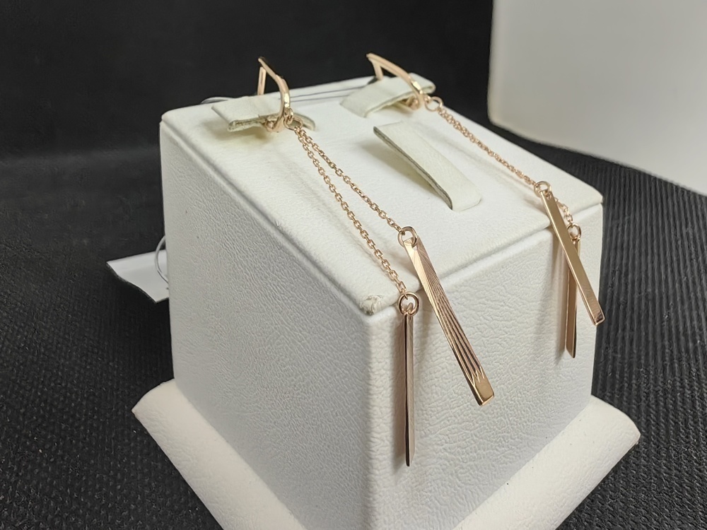 СЕРЬГИ БЕЗ КАМНЯ (Au 585)