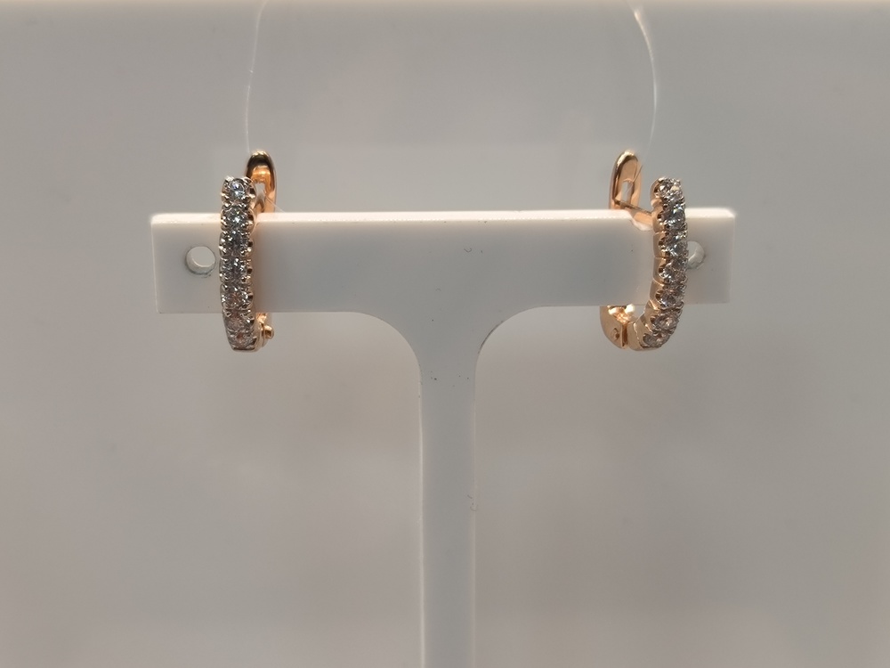 СЕРЬГИ С КАМНЯМИ (Au 585)