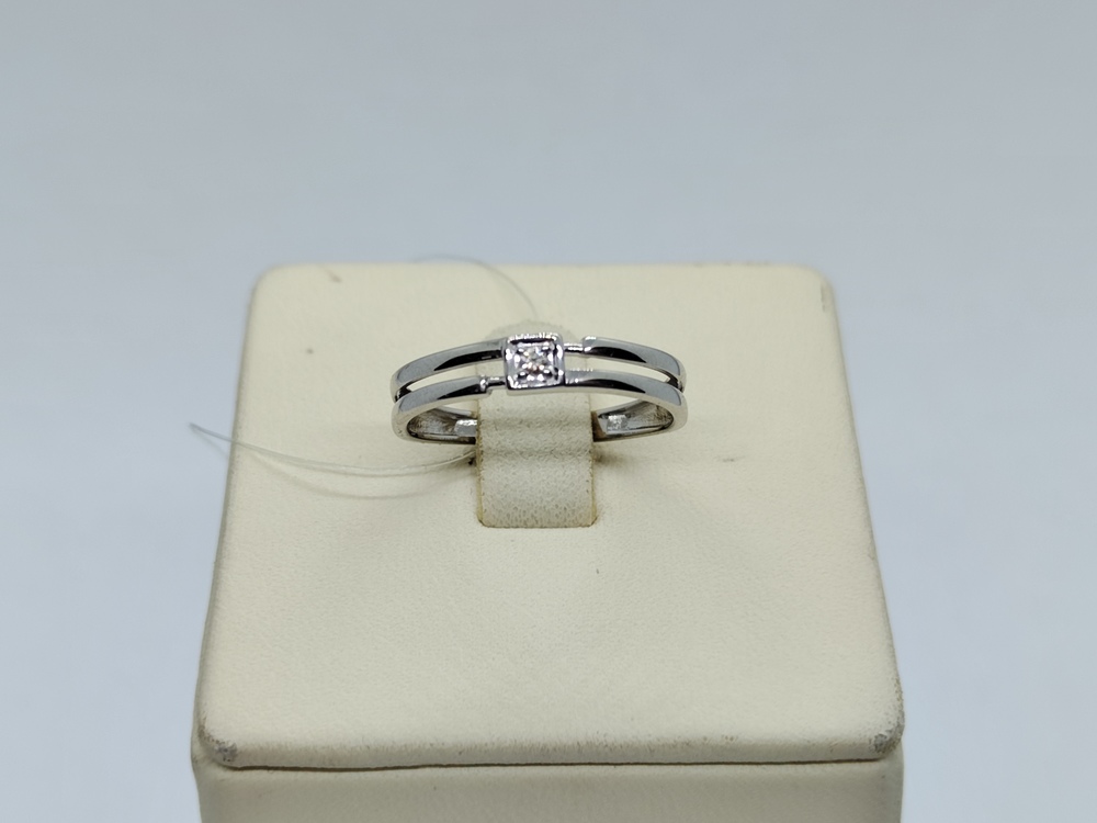 КОЛЬЦО БРИЛЛИАНТ (Ag 925)