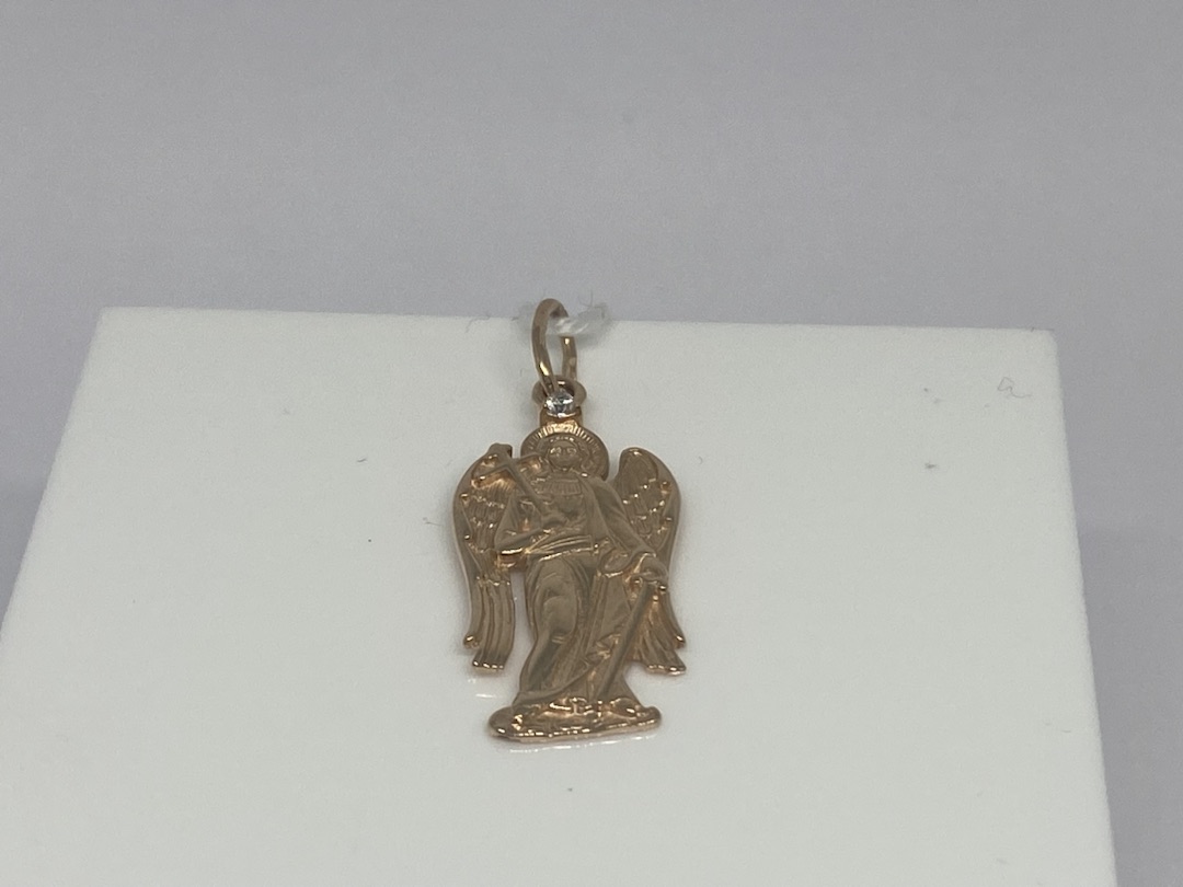 ПОДВЕСКА ИКОНА С КАМНЕМ (Au 585)