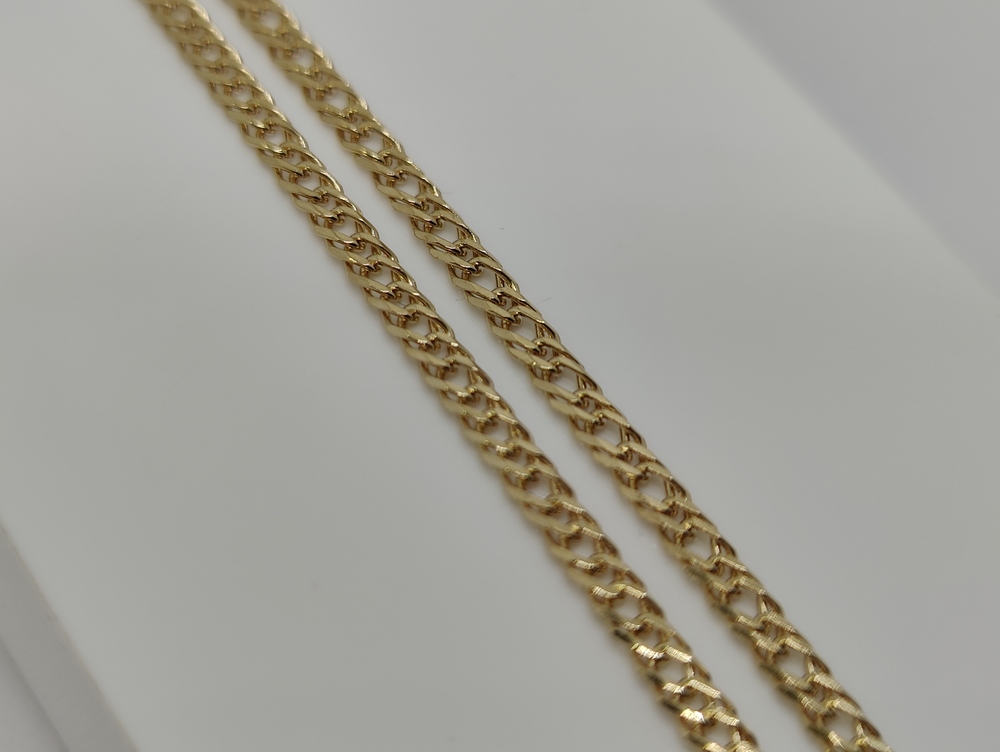 ЦЕПЬ ПОЛНОВЕСНАЯ Ромб двойной (Au 585)