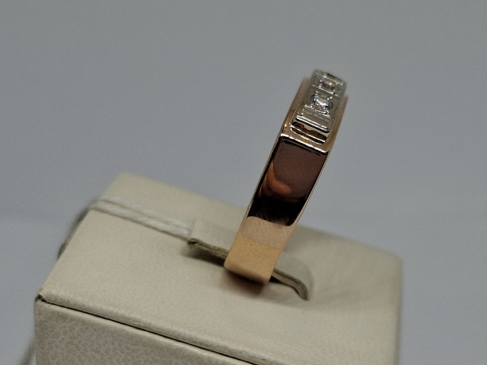 ПЕЧАТКА С КАМНЯМИ (Au 585)