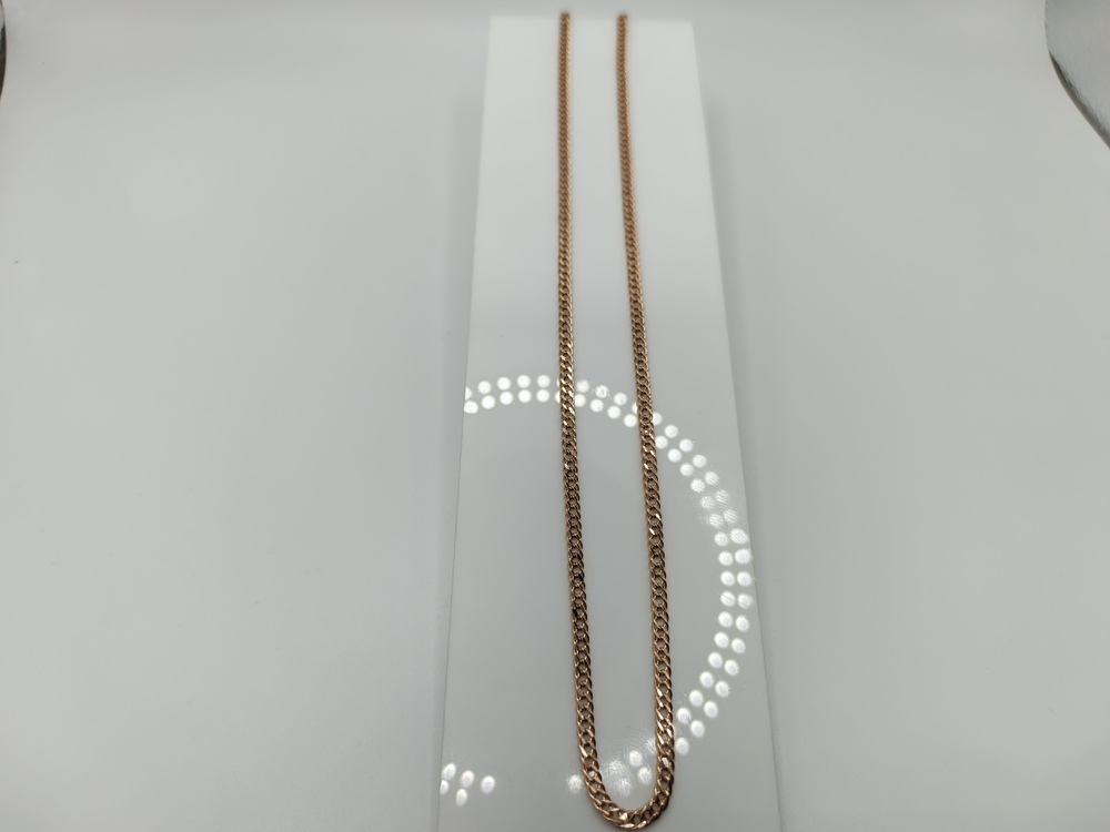 ЦЕПЬ ПУСТОТЕЛАЯ Ромб двойной (Au 585)