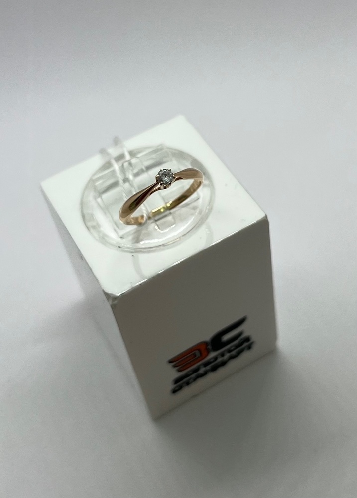 КОЛКМ585 КОЛЬЦО С КАМНЕМ (Au 585)