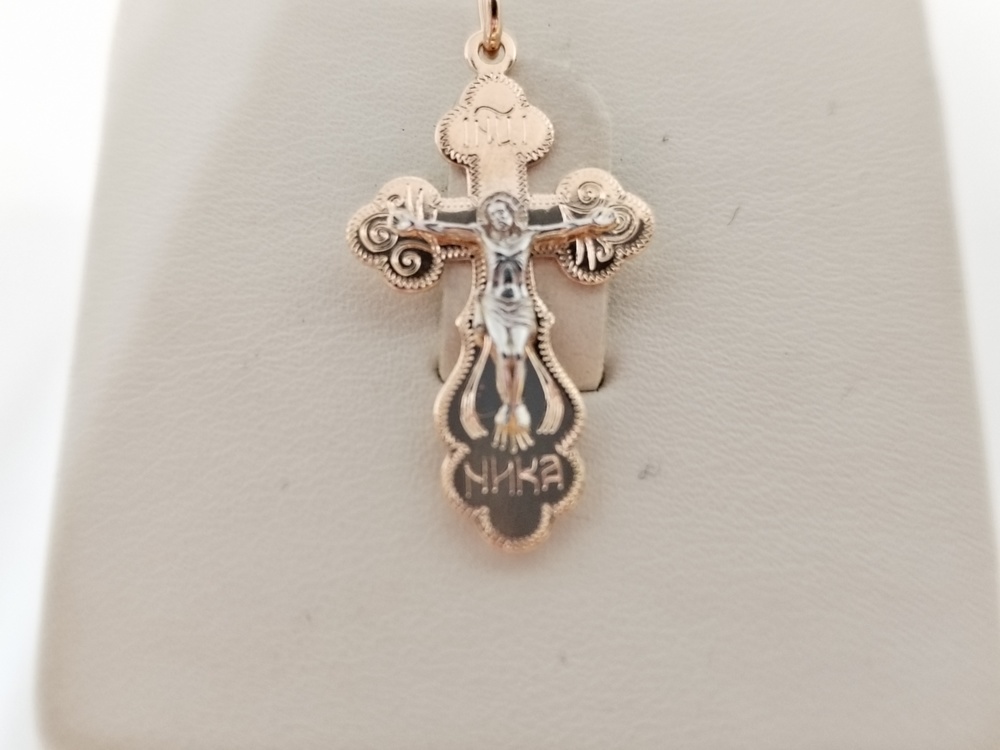 ПОДВЕСКА КРЕСТ (Au 585)