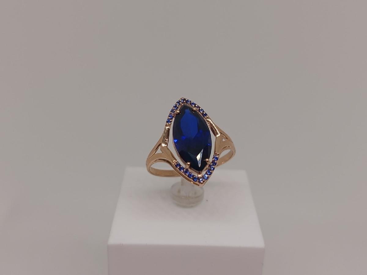 КОЛКМИ585 КОЛЬЦО С КАМНЯМИ (Au 585)