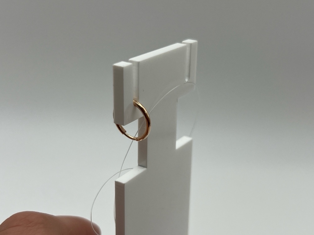 СЕРЬГИ серьга без камня (Au 585)