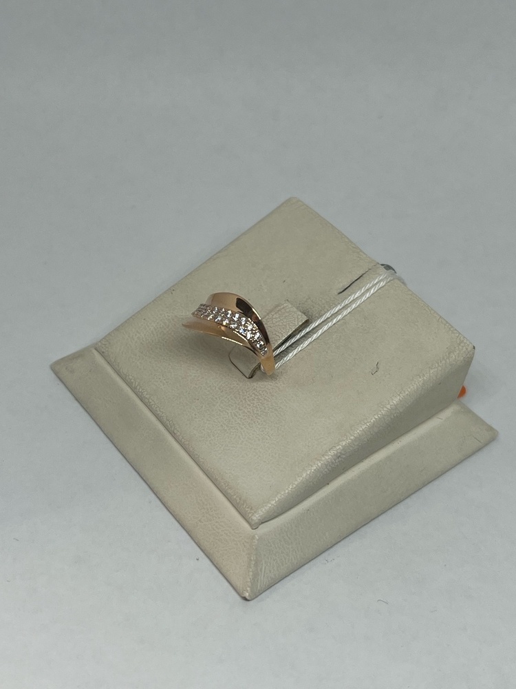 КОЛЬЦО С КАМНЯМИ (Au 585)