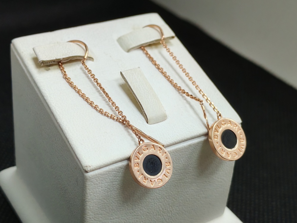 СЕРЬГИ ПРОДЕВКИ с камнем (Au 585)