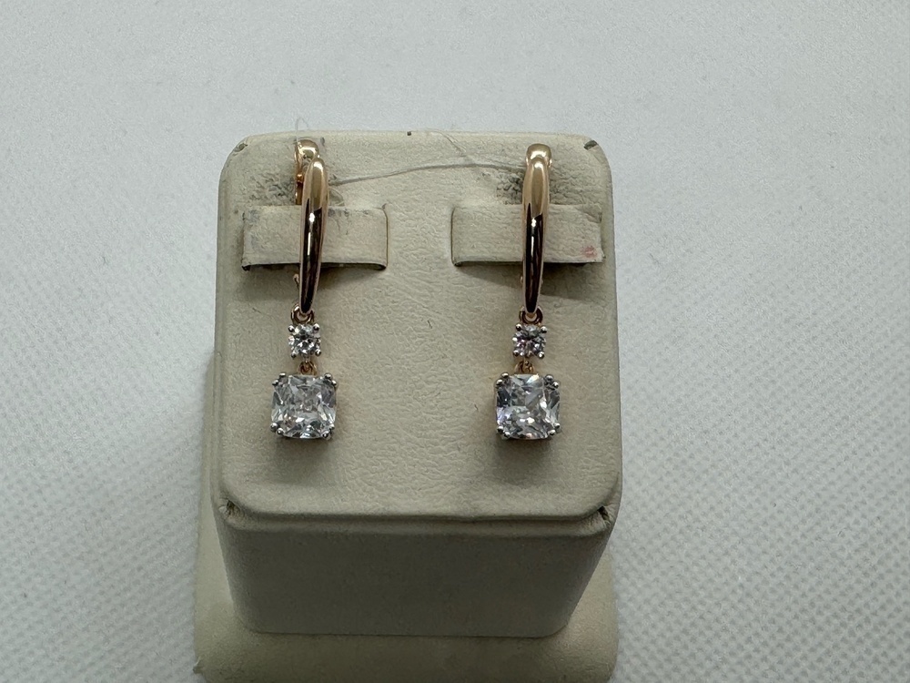 СЕРЬГИ С КАМНЯМИ (Au 585)