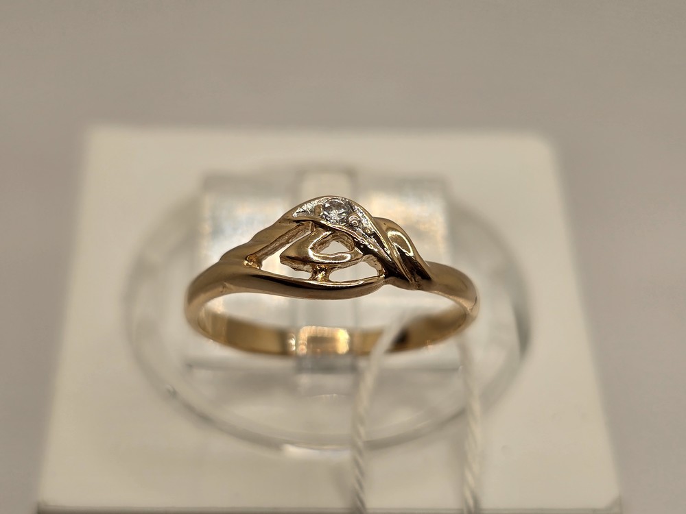 КОЛКМ585 КОЛЬЦО С КАМНЕМ (Au 585)