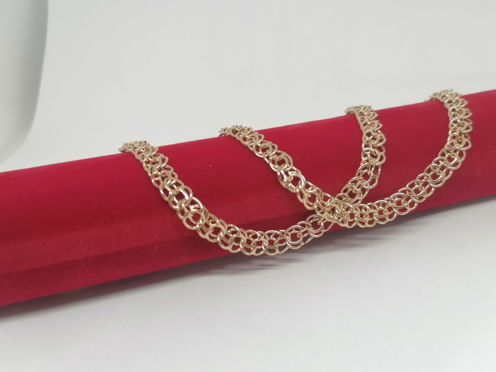 ЦЕПЬ ПОЛНОВЕСНАЯ Бисмарк (Au 585)