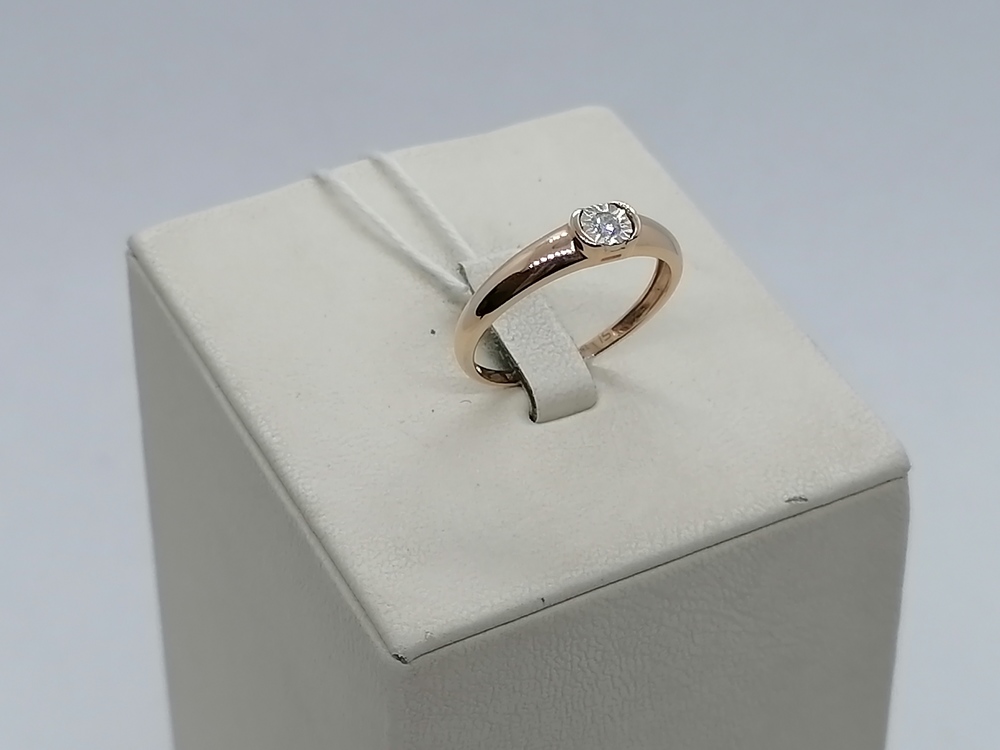 КОЛЬЦО БРИЛЛИАНТ Au 585