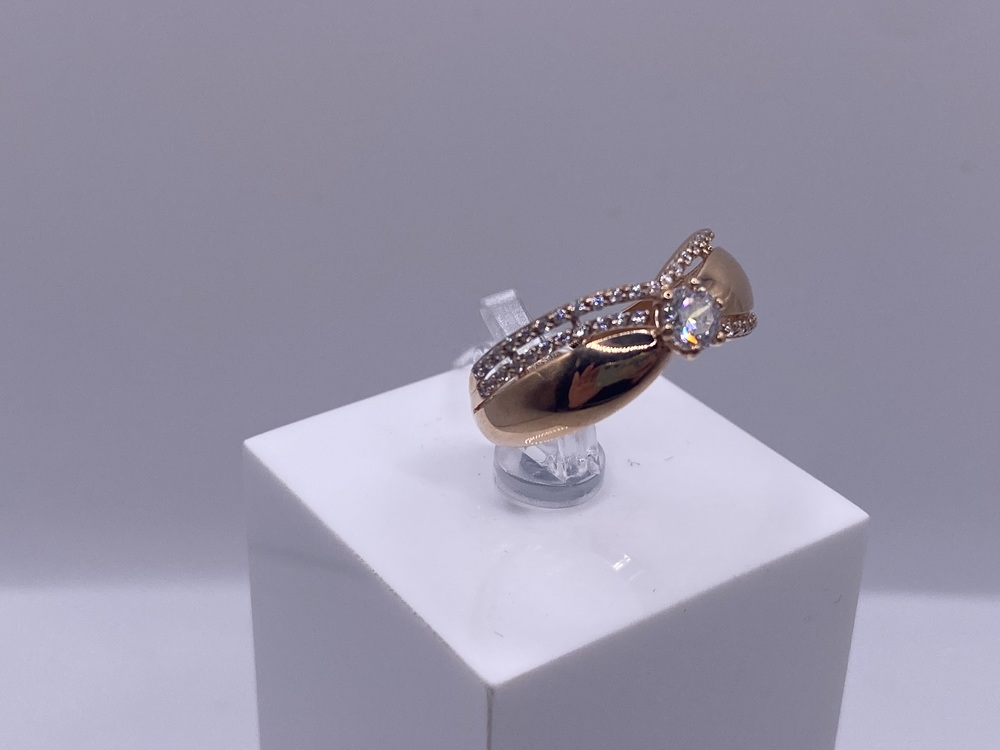 КОЛКМИ585 КОЛЬЦО С КАМНЯМИ (Au 585)