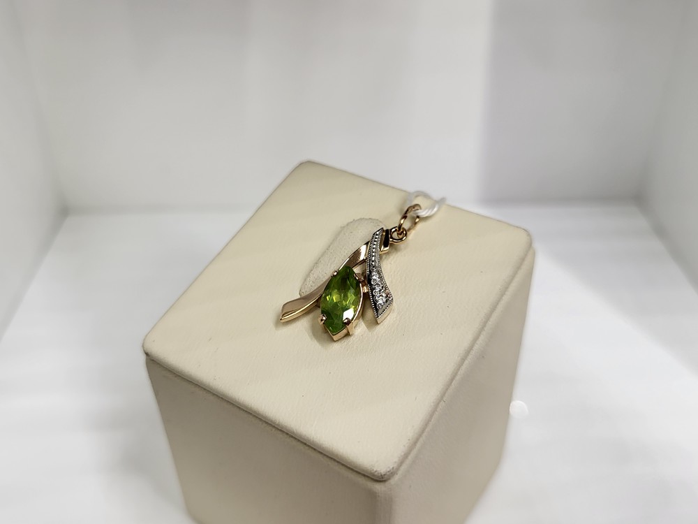 ПОДКМИ585 ПОДВЕСКА С КАМНЯМИ (Au 585)