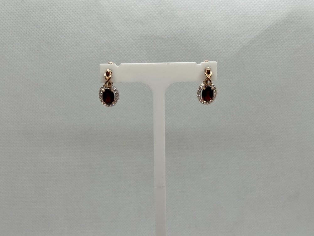 СЕРЬГИ С КАМНЯМИ (Au 585)