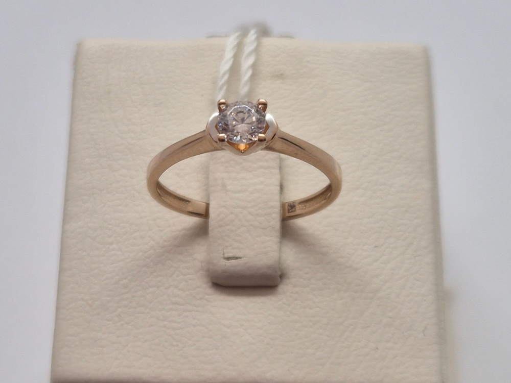 КОЛЬЦО С КАМНЕМ (Au 585)