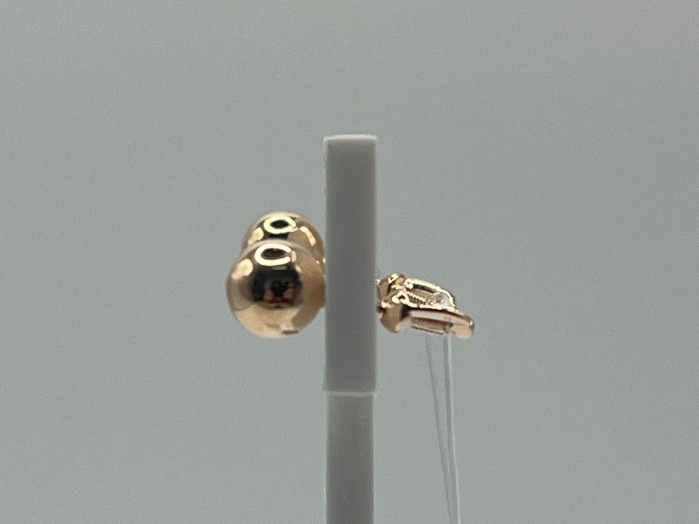 СЕРЬГИ ПУСЕТЫ без камня (Au 585)