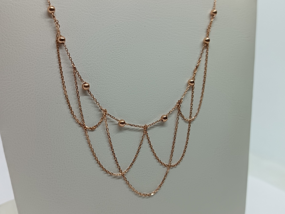 КОЛЬЕ БЕЗ КАМНЯ (Au 585)