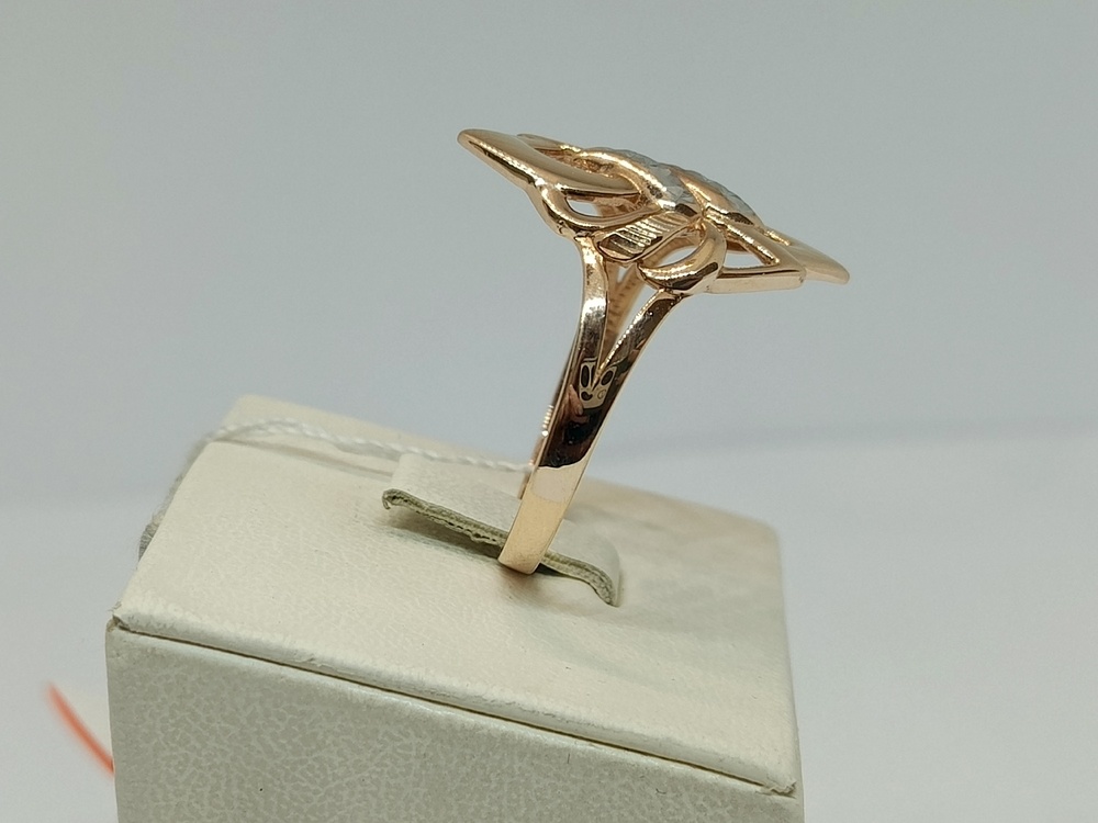 А 012101 КОЛЬЦО БЕЗ КАМНЯ (Au 585)