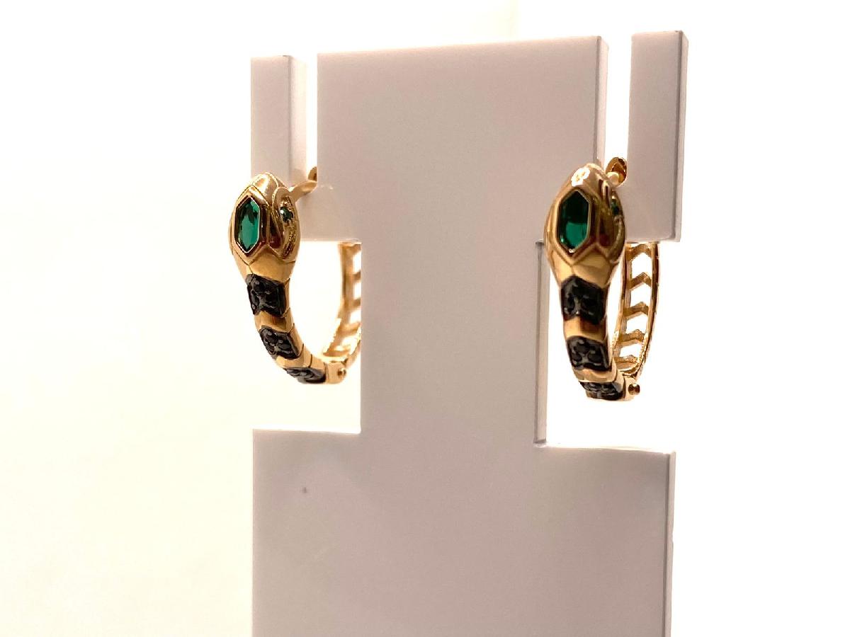 СЕРЬГИ С КАМНЯМИ (Au 585)