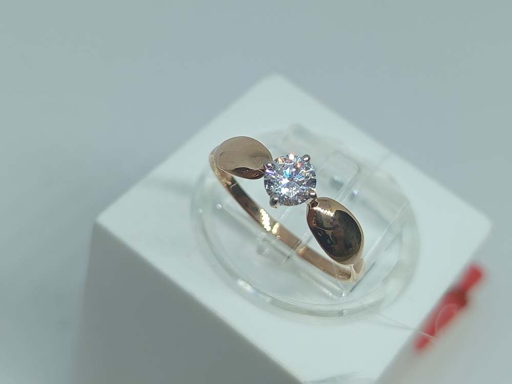 КОЛЬЦО С КАМНЕМ (Au 585)