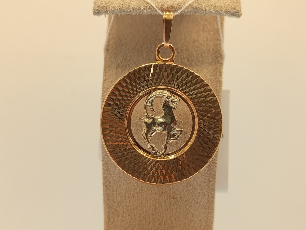 ПОДВЕСКА ЗНАК ЗОДИАКА КОЗЕРОГ (Au 585)