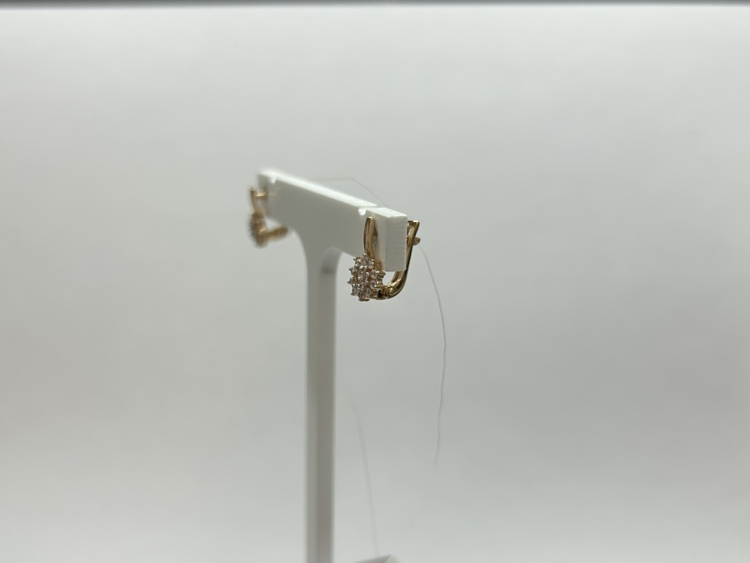 СЕРЬГИ С КАМНЯМИ (Au 585)