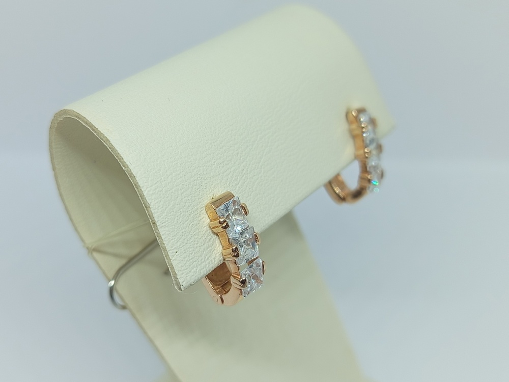 СЕРЬГИ С КАМНЯМИ (Au 585)