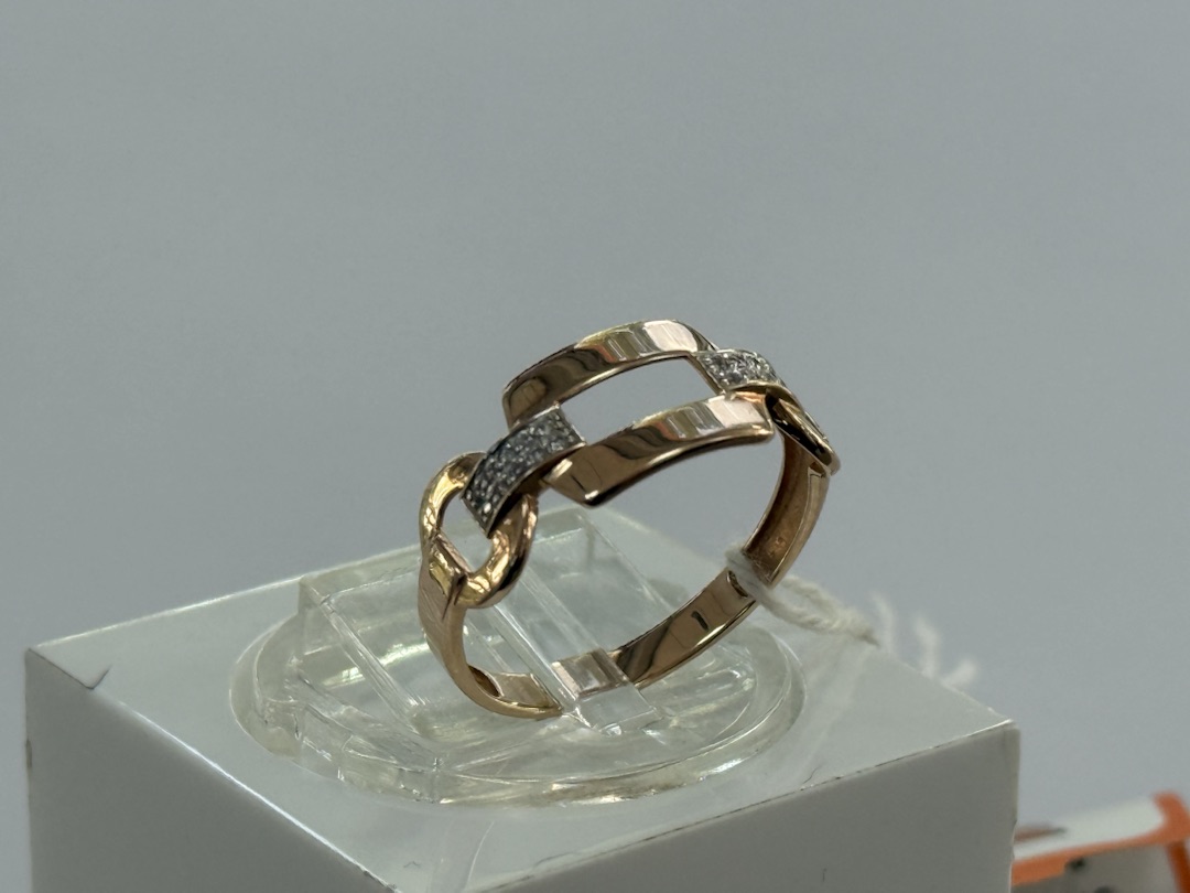 КОЛКМИ585 КОЛЬЦО С КАМНЯМИ (Au 585)