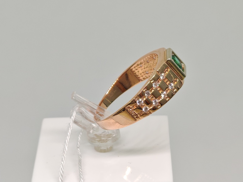 ПЕЧАТКА С КАМНЯМИ (Au 585)