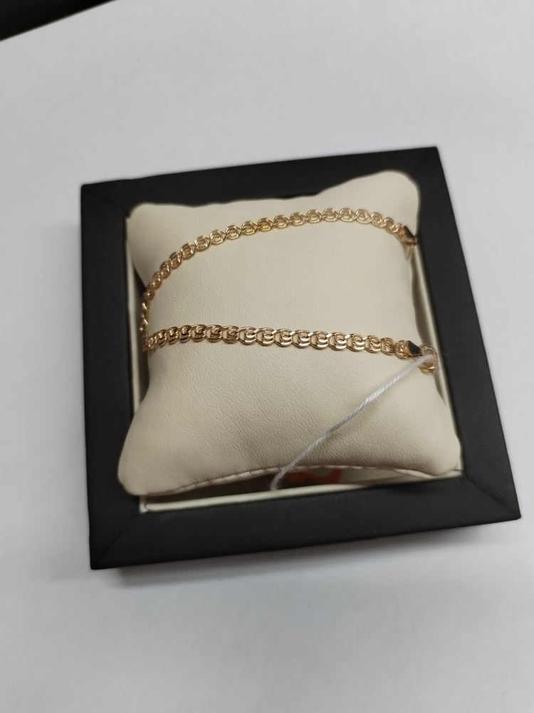 БРАСЛЕТ ПОЛНОВЕСНЫЙ Лав Au 585