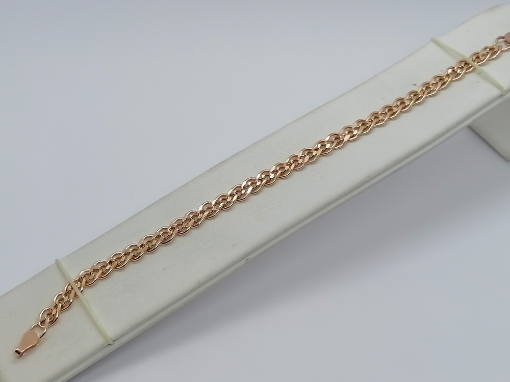 7080155П-18 БРАСЛЕТ ПУСТОТЕЛЫЙ Нона (Au 585)