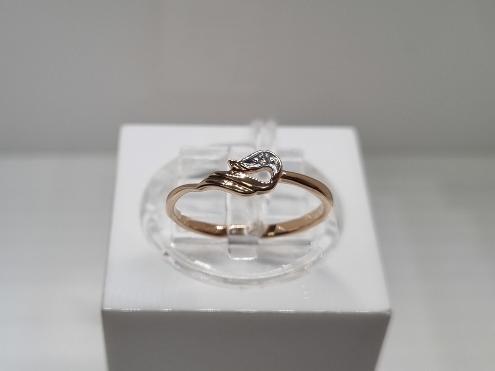 КОЛКМ585 КОЛЬЦО С КАМНЕМ (Au 585)