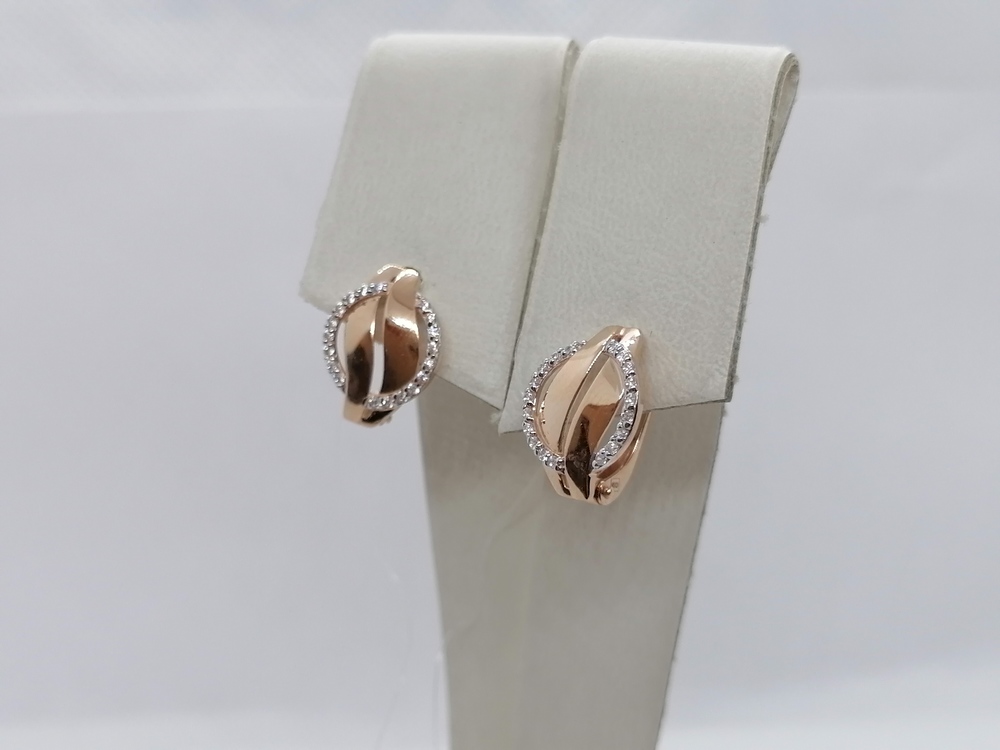 СЕРЬГИ С КАМНЯМИ (Au 585)