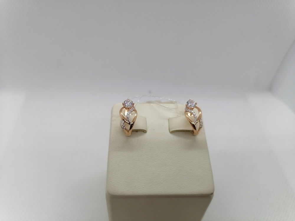 СЕРЬГИ С КАМНЯМИ (Au 585)