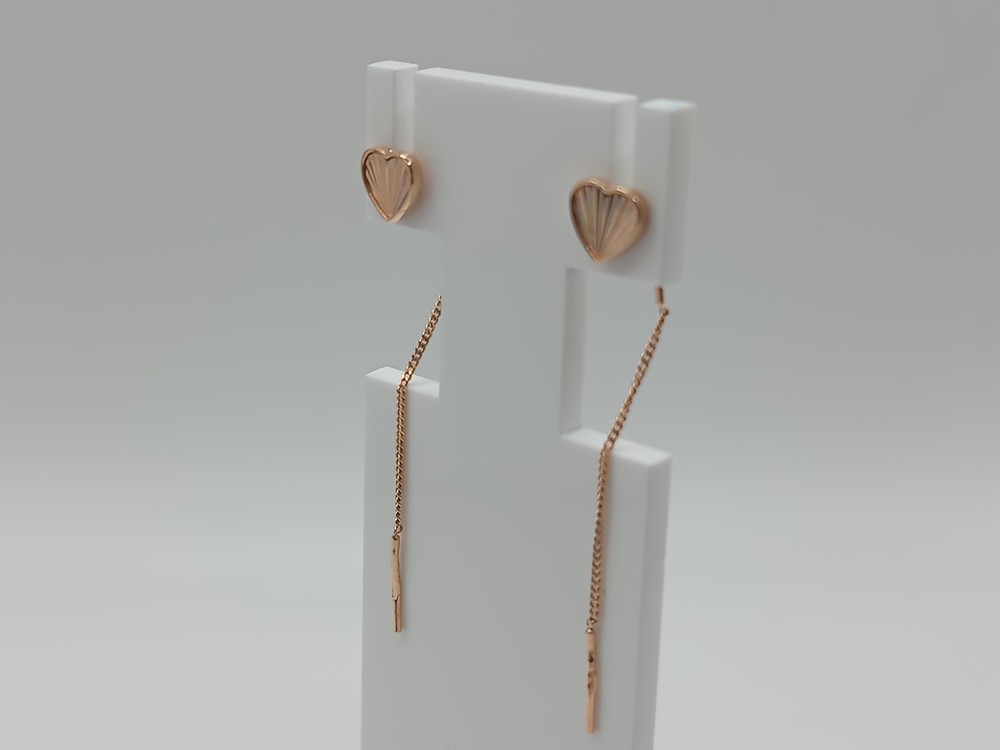 СЕРЬГИ ПРОДЕВКИ без камня (Au 585)