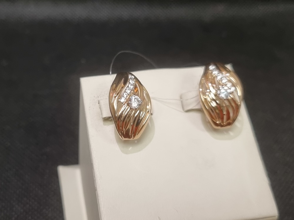 СЕРЬГИ С КАМНЯМИ (Au 585)