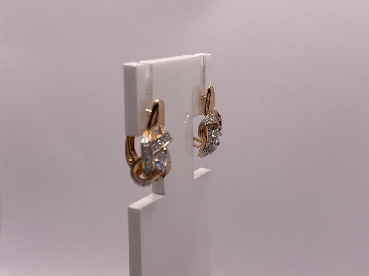 СЕРЬГИ С КАМНЯМИ (Au 585)