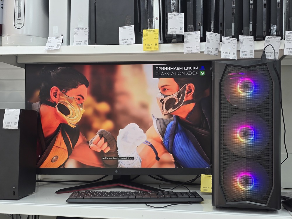 Системный блок ZALMAN; Ryzen 5 7500F Box, Geforce RTX 5060, 16 Гб, 1 Tb, Нет