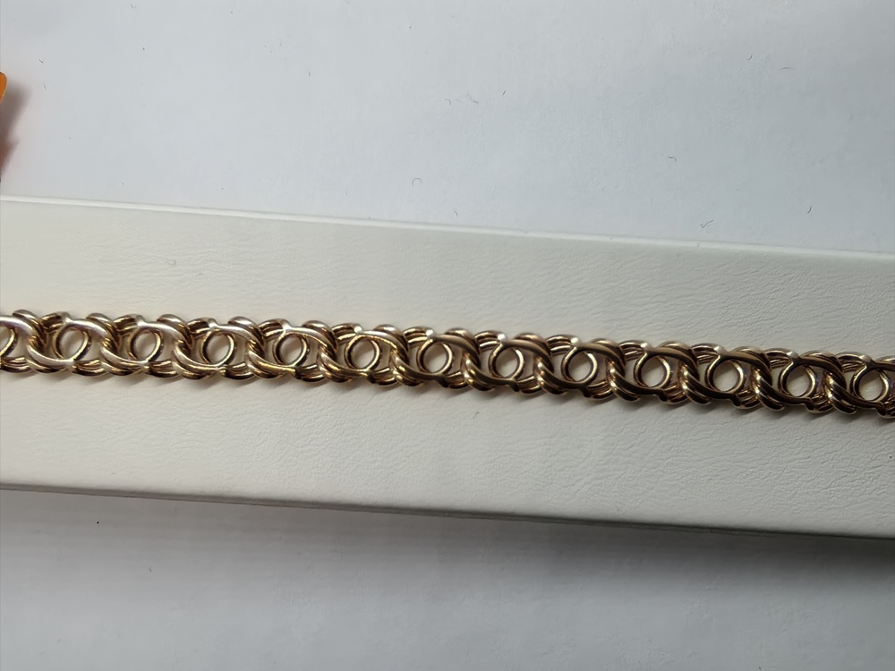 БРАСЛЕТ ПОЛНОВЕСНЫЙ Бисмарк арбский (Au 585)