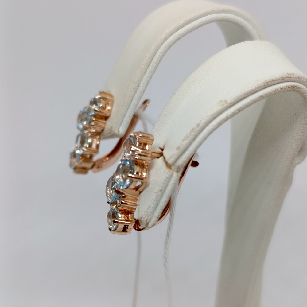 СЕРЬГИ С КАМНЯМИ (Au 585)