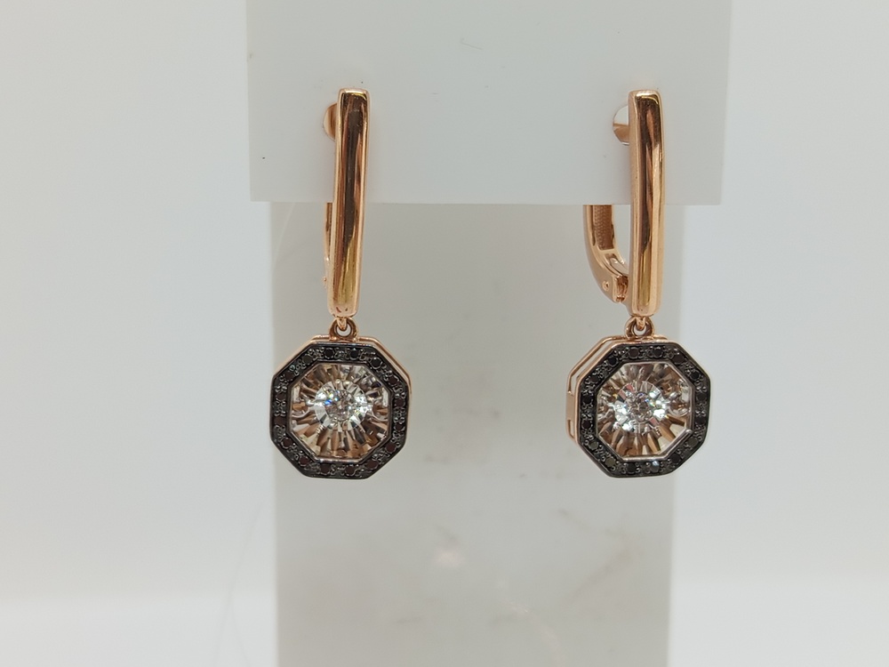 СЕРЬГИ БРИЛЛИАНТ (Au 585)