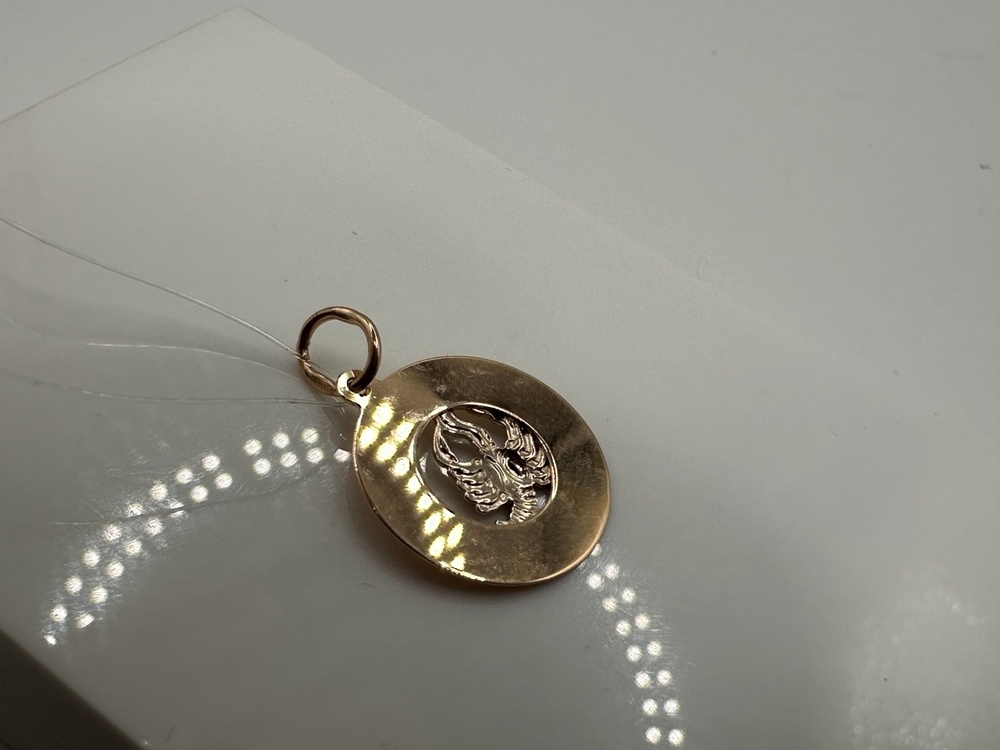 ПОДВЕСКА ЗНАК ЗОДИАКА РАК (Au 585)