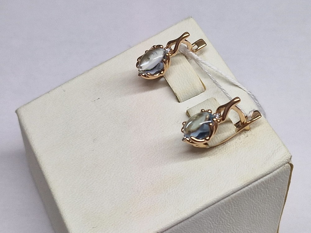 СЕРЬГИ С КАМНЯМИ (Au 585)