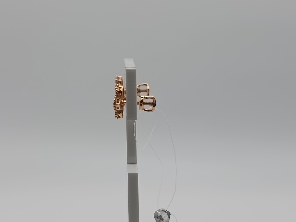 904-02191-10-00-21-00 СЕРЬГИ ПУСЕТЫ с камнями (Au 585)