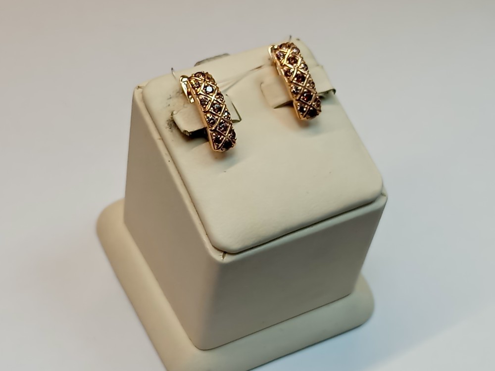 СЕРЬГИ С КАМНЯМИ (Au 585)